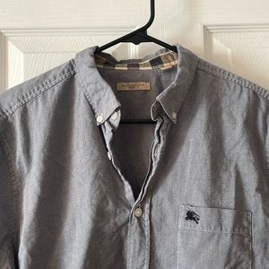 Men’s large Burberry button down shirt LG